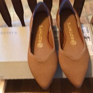 Rothy’s Fawn colored flats with inside sole 7.5